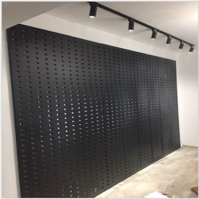 建材市场使用瓷砖冲孔板展架的原因